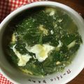 ちゃぎー's cooksnap of when they made ＊モロヘイヤと卵のスープ＊.