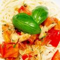 myuryomama's cooksnap of when they made トマトとバジルのイタリアンそうめん.
