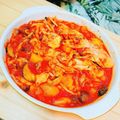 かわゆう1211's cooksnap of when they made トマトたっぷり！サーモンのトマトパッツァ.