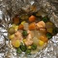 あひるるるる's cooksnap of when they made 鮭のホイル焼き＊幼児食.