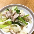 メルティローズ's cooksnap of when they made 豚小間とキャベツの塩麹炒め♫.