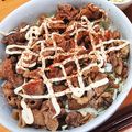 Amiiiiiy's cooksnap of when they made 甘辛タレの節約簡単ガッツリ豚丼.