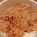 食いしん坊山ガール's cooksnap of when they made トマトジュースで！離乳食炊き込みご飯.