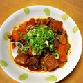 は〜すけ's cooksnap of when they made 焼肉店の味◎ピリ辛コラーゲン牛すじ煮♪.