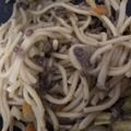 マリアマリママ's cooksnap of when they made 和パスタ～牛そぼろ～.