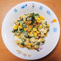 こぶたの母さん's cooksnap of when they made ほうれん草とコーンの卵とじ.
