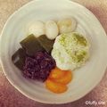 Fuffy's cooksnap of when they made 海外でつくる♪やわらか白玉黒蜜がけ.