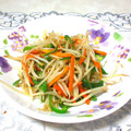 tennisnoah's cooksnap of when they made 簡単！節約＊もやしのペペロンチーノ風炒め.