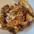 しまじまゆきはき's cooksnap of when they made 食欲UP☆豚肉としめじの照りマヨソテー.