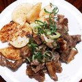 Ueda_ke's cooksnap of when they made うなぎのたれで♪豚肉と山芋のスタミナ焼き.