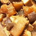 もこもこぼんぼん's cooksnap of when they made 大根こんにゃく厚揚げ味噌煮.