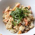 Risoa 51's cooksnap of when they made シャケとシラスの混ぜご飯.
