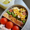 kmbvf's cooksnap of when they made キャラ弁☆デコ弁　簡単！春のお花畑弁当.
