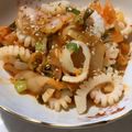 ましゅまろさんと's cooksnap of when they made 余ったいかそうめんで♪いかキムチ炒め.