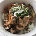 ふなちゅん's cooksnap of when they made 節約レシピ！豚肉のみぞれ丼.