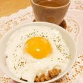 hitomi♪＊'s cooksnap of when they made *♪チンする卵とろろの朝ごはん♪*.