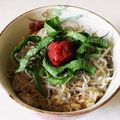 nana_tenjo's cooksnap of when they made 簡単しそしらす丼.
