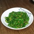 ひろちゃん☆ママ's cooksnap of when they made 麺つゆだけ♪モロヘイヤのシンプルお浸し.