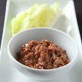 マユガリータ's cooksnap of when they made 簡単ヘルシーゆでキャベツの甘辛肉みそ添え.