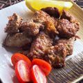 KoreKumi's cooksnap of when they made カリッと美味しい♪レバーの唐揚げ.