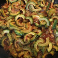 yukari527's cooksnap of when they made 下処理無しで旨っ☆ゴーヤの焼き浸し！.