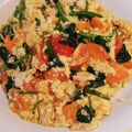 ancopicco6's cooksnap of when they made 豚肉とほうれん草の玉子あんかけ.