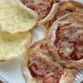 ちびママあや's cooksnap of when they made 簡単おつまみ☆トースターで餃子の皮ピザ.