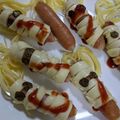 ★まゆちん★'s cooksnap of when they made 髪が生えたミイラ ソーセー人★ハロウィン.