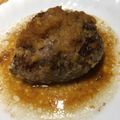 今日の夕日's cooksnap of when they made 簡単！本格的和風ハンバーグソース.