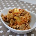 とろままちゃん's cooksnap of when they made 焼肉のタレで簡単！ご飯がすすむ豚キムチ♪.