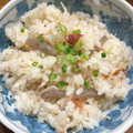 まっすーー。's cooksnap of when they made 梅としらすのさっぱり炊き込みご飯☆.