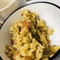 choco831's cooksnap of when they made カレーをリメイク＊カレー炒飯マヨたま添え.