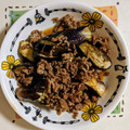 月✳Iris's cooksnap of when they made 千両ナスと合い挽き肉の甘辛炒め.