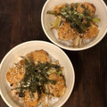 モコ２モコ太's cooksnap of when they made 鶏挽肉と長ネギだけ！簡単つくね丼.