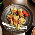 ゴロみかん's cooksnap of when they made フライパンでソースまで！ピーマンの肉詰め.