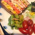 栗丸うさぎ's cooksnap of when they made コストコ食材活用☆アスパラのピーナツあえ.