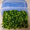 楽食いちばん's cooksnap of when they made ネギの小口切りをパラパラに冷凍する方法.