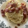 モモコ2016's cooksnap of when they made popo家のカルボナーラ.