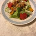 yesmama's cooksnap of when they made 超簡単！鶏モモ肉の和風サラダ.