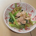 きらり流れ星's cooksnap of when they made 小松菜とツナと納豆の和え物.