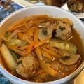 canadawhistler's cooksnap of when they made 余った餃子の具とキムチde本格スープ.