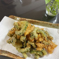 クックLTIZ0U☆'s cooksnap of when they made サクっ！おつまみ！ゴーヤの揚げ焼き♪.