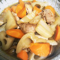ももちゃんパンダ's cooksnap of when they made 鶏もも肉とれんこんと人参の炒め物.