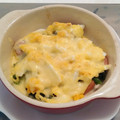 ♡ひろみっち♡'s cooksnap of when they made 簡単☆ほうれん草と卵のマヨチーズ焼き.