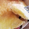 こまこま子's cooksnap of when they made 卵の風味香る★もちもち一人分ホットケーキ.