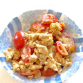 クック1L9JPG☆'s cooksnap of when they made ミニトマトと卵のガーリックバター炒め.