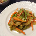 あめどん's cooksnap of when they made 野菜盛りだくさんウスターソース炒め.