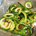 ねぞろ's cooksnap of when they made わたも種も！レンジでゴーヤ浸し.