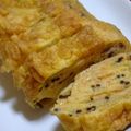 愛うらら's cooksnap of when they made 簡単★塩コンブ＆鮭フレークで玉子焼き.