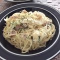 フジぽん's cooksnap of when they made 賄いパスタ♪カルボナーラ風♡.
